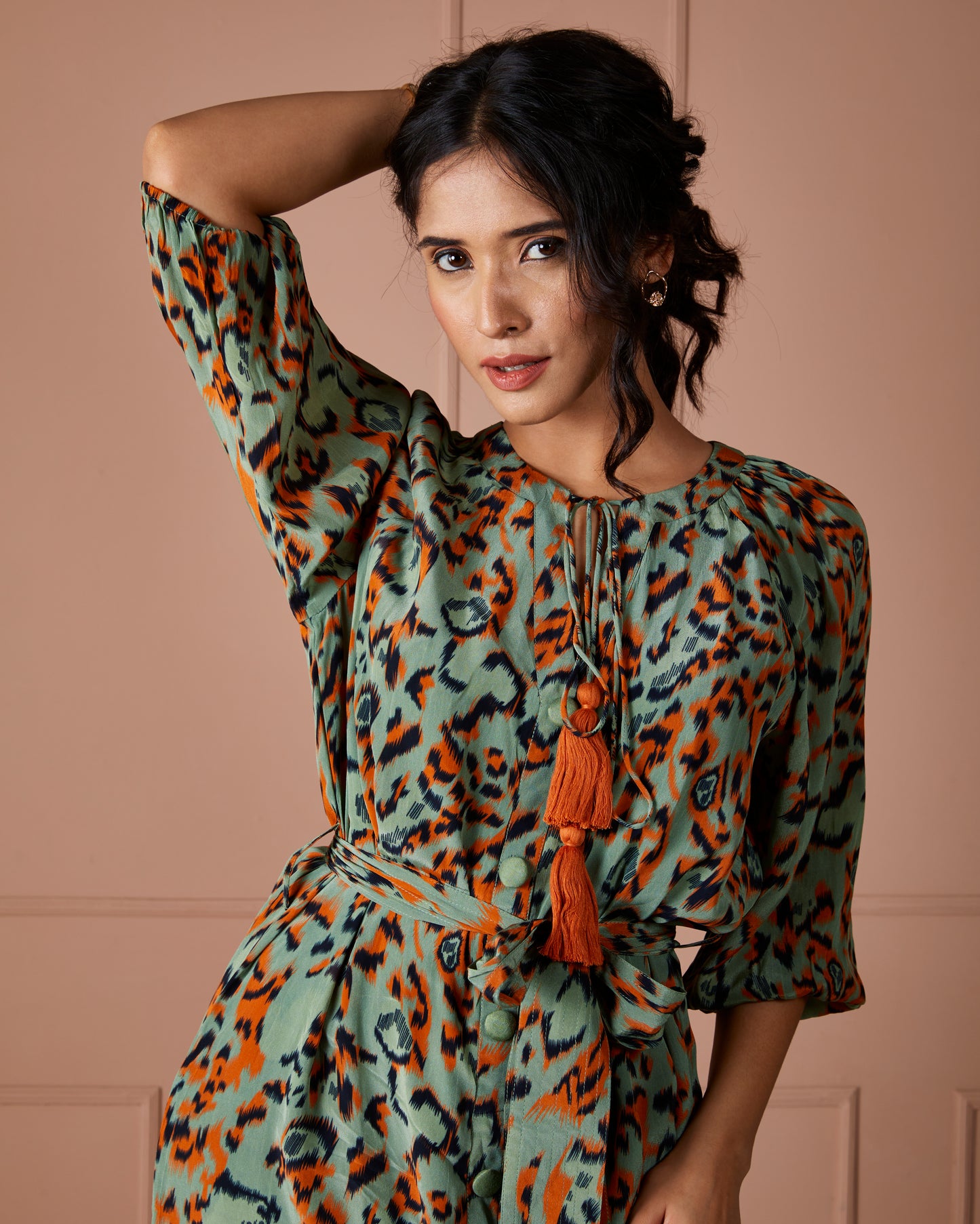 Jungle Flame Long Skirt