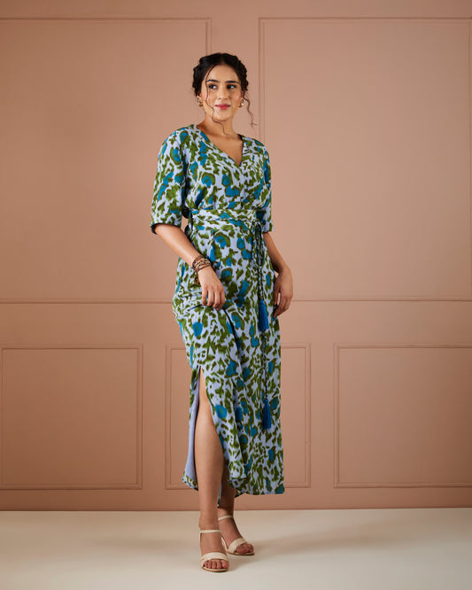 Majestic Leopard Maxi Dress